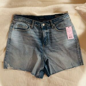 Wild Fable Mid-Rise Loose Denim Shorts | Size 6 | Light Wash | BNWT
